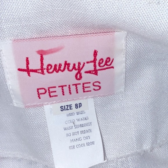 Vintage white nautical dress size 8 Petite - Picture 5 of 8